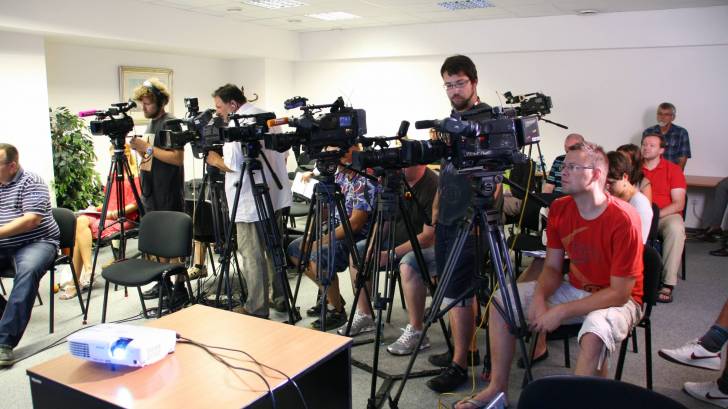 press conference