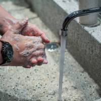 hands being washed