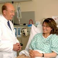 doctor talking to a cancer patient